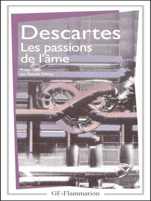 cover image of Les passions de l'âme